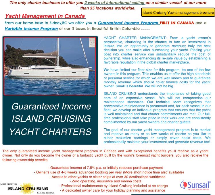 Charter Yacht Ownership Programs